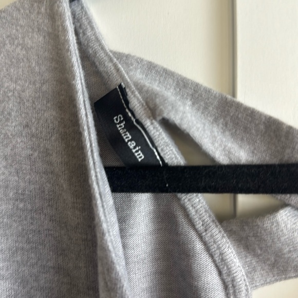 Shamaim Women’s Peacock Pull Over- off the shoulder Grey sweater XL/ Extra Large - Picture 4 of 10